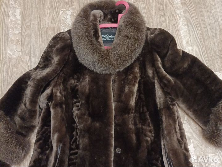 Шуба мутоновая 54