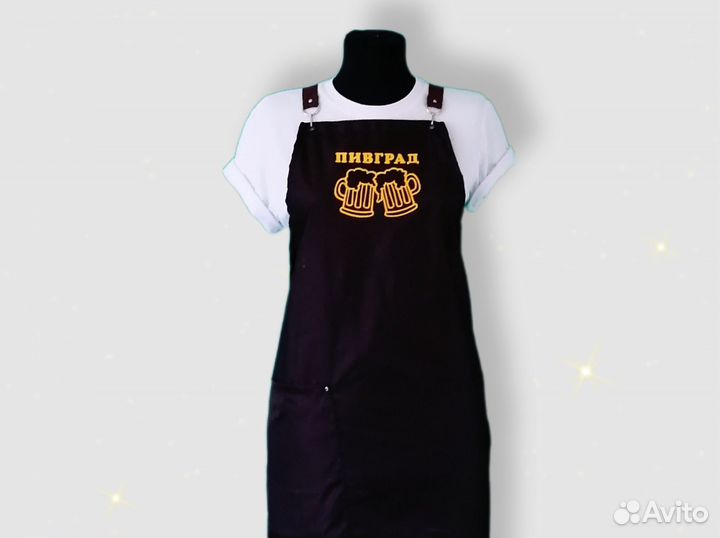 Фартук для кафе с логотипом