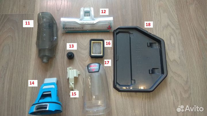 Моющий пылесос bissell 17132, Б/У запчасти