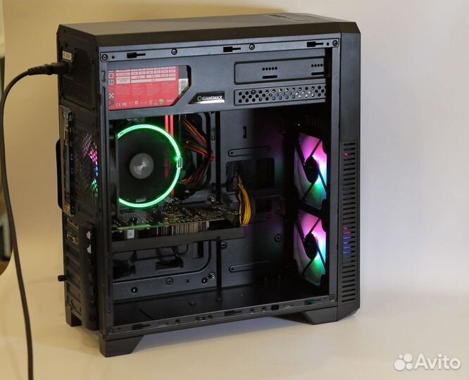 Мощный для игр i3-10105F/ GTX 1060/ SSD 256 + 2Tb