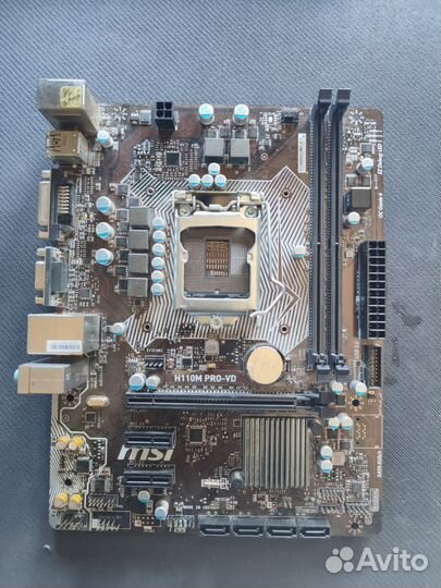 MSI LGA1151 H110 H110M PRO-VD
