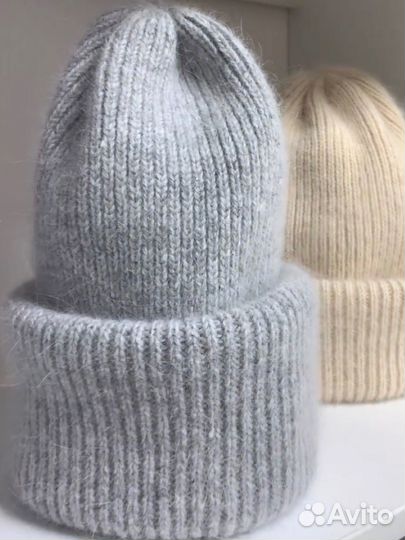 Зимняя шапка из ангоры