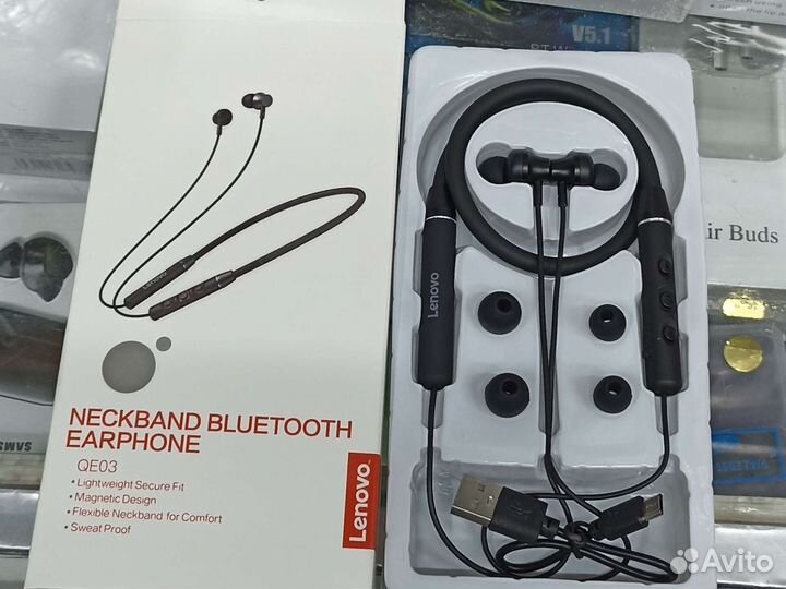 Беспроводное наушники Lenovo QE03