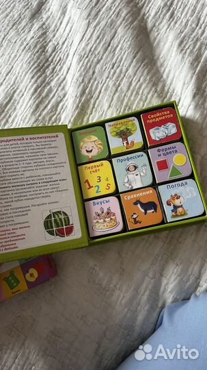 Книжки кубики детские книги