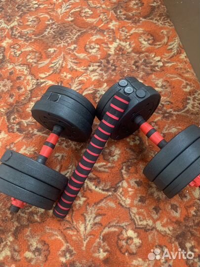 Гантели разборные с грифом набор 20 кг