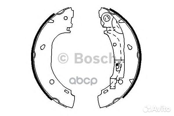 Колодки тормозные барабанные зад LCV 0 986
