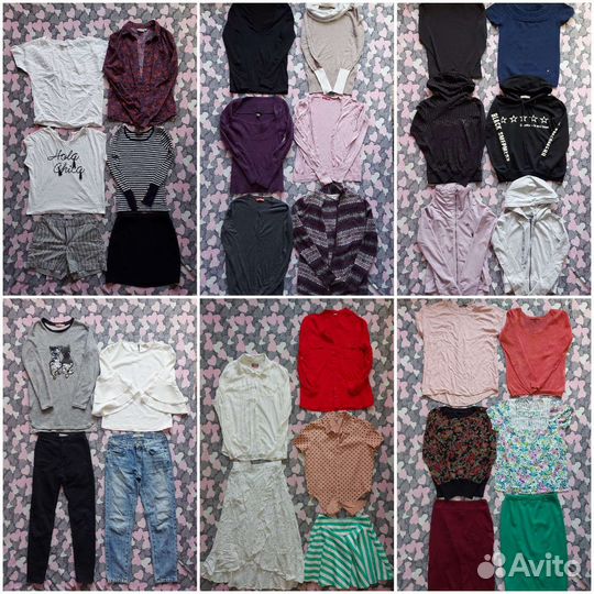 6 пакетов вещей женских 40,40-42 размер