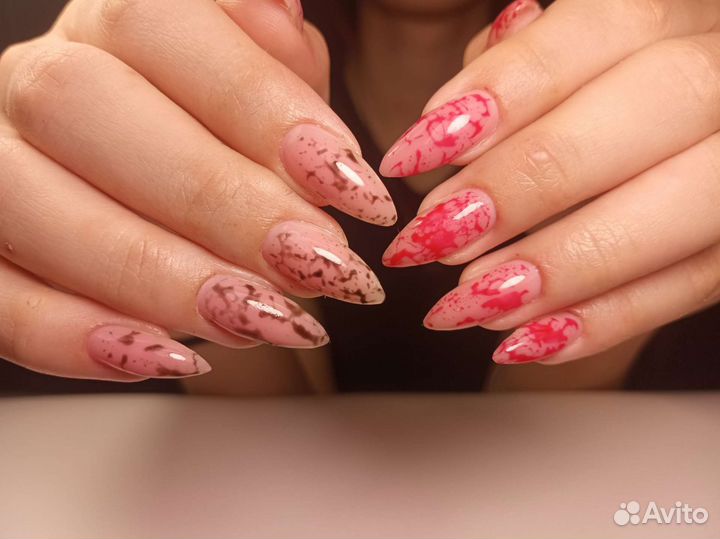 Наращивание ногтей на дому