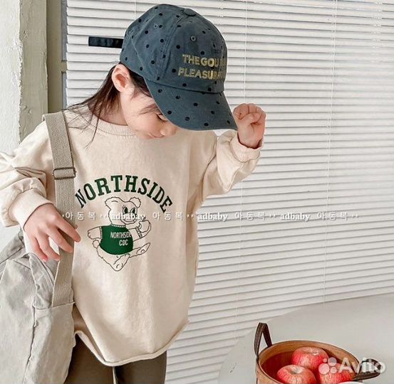 Джемпер туника лонгслив на девочку 100-130