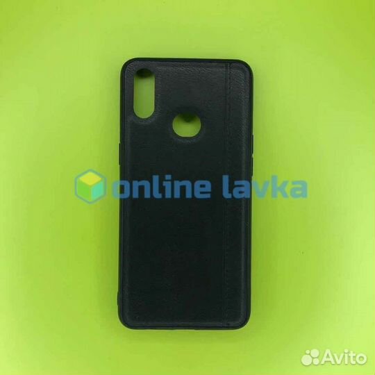 Чехол силикон sc166 для Samsung A10s текстура черн