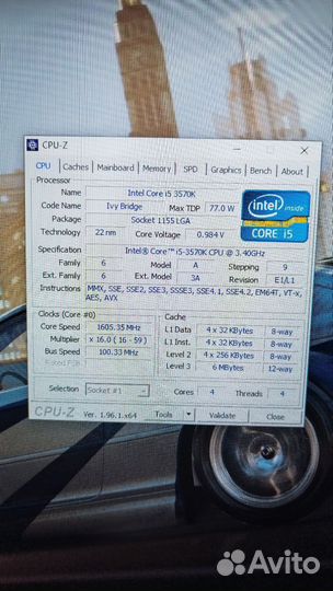 Процессор intel core i5 3570k