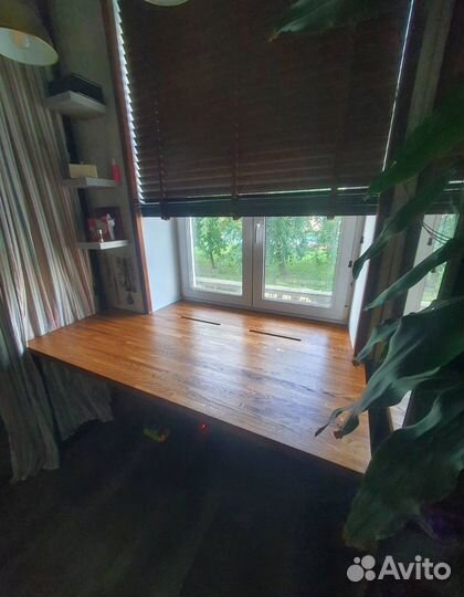 Подоконник стол из дуба