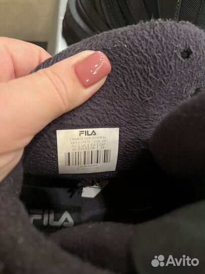 Кроссовки Fila утепленные 45