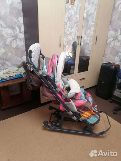 Коляска санки