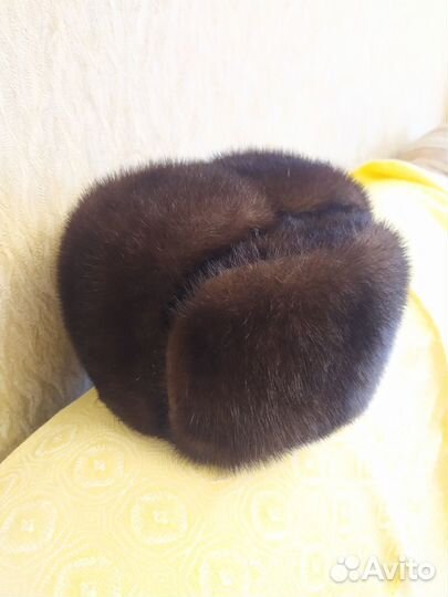 Норковая шапка мужская 57