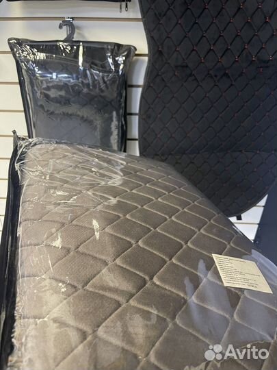 Накидка на сиденье из алькантары