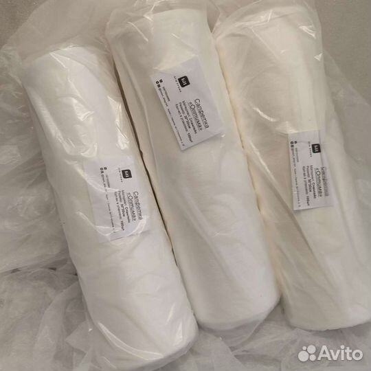 Салфетки одноразовые в рулоне 30на30, 100 шт