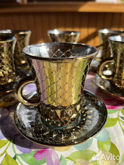 Турецкий кофейный сервиз на 6 персон