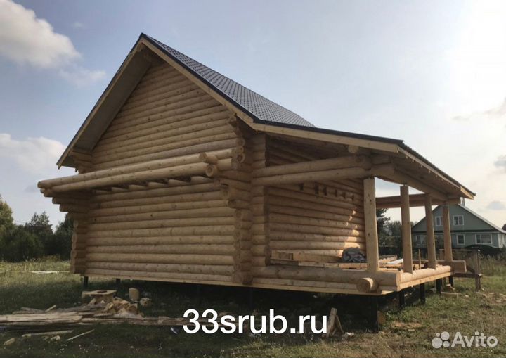 Срубы. Дома из бревна ручной рубки