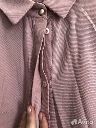 Рубашка розовая