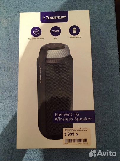 Колонка музыкальная Tronsmart element T6