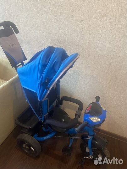 Детский велосипед с родительской ручкой