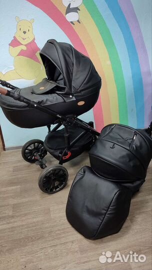 Коляска 2 в 1 Maema экокожа