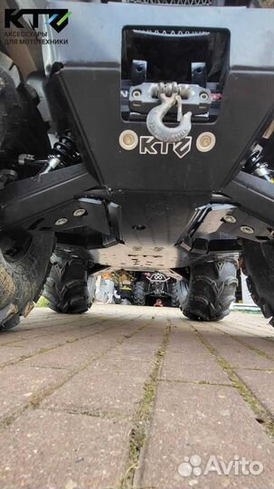 Защита днища на квадроцикл Yamaha Grizzli 700 (201