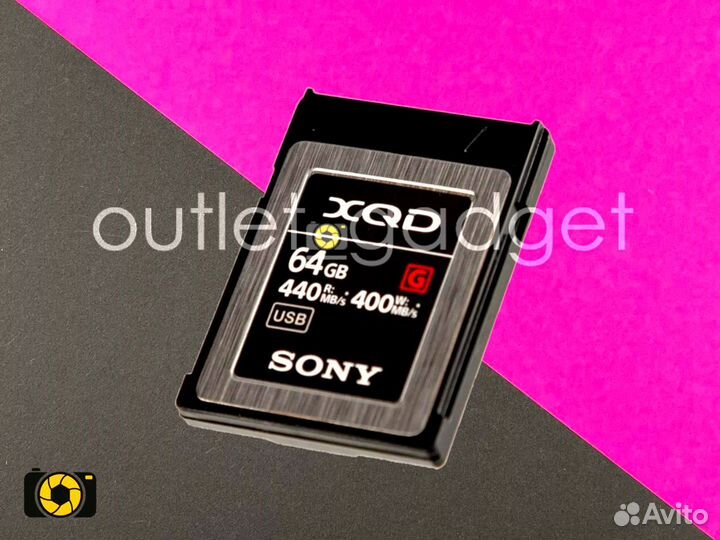Новая - Sony XQD 64Gb G 400/440 MB/s