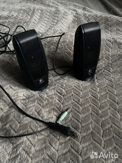 Компьютерные колонки logitech s-120 black