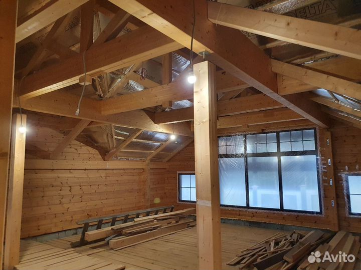 Домокомплект из клееного бруса, ель, 270 на 125