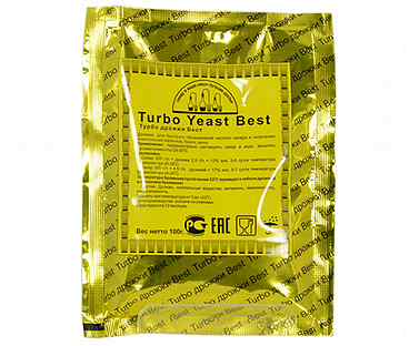 Дрожжи спиртовые "Turbo Yeast Best" 100 гр