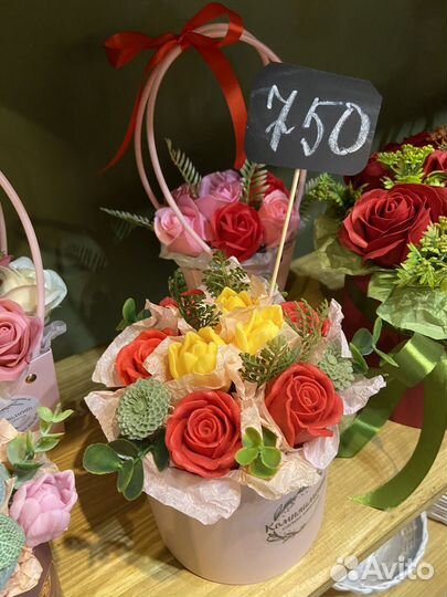 Мыльные букеты для мамы