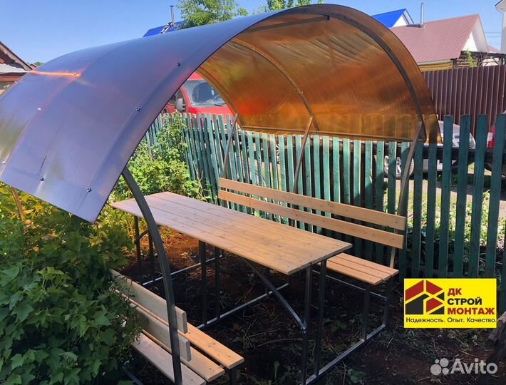 Беседка из поликарбоната