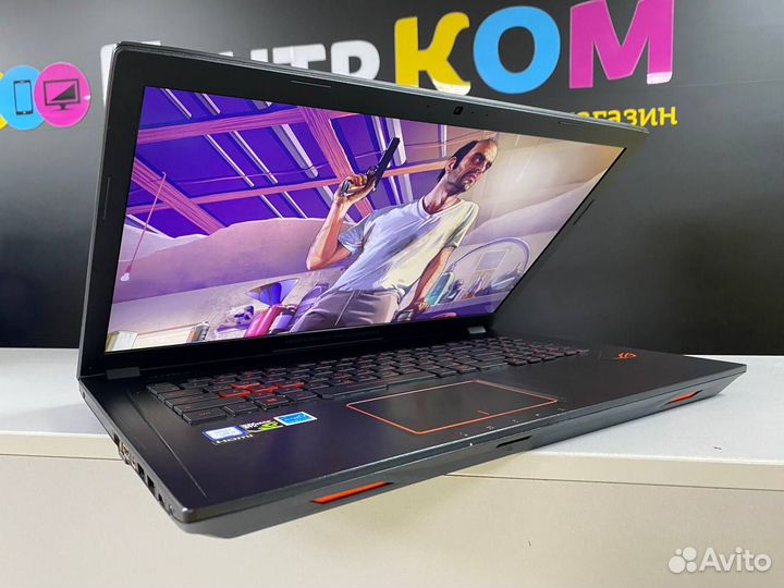 Игровой asus i7 /16GB+SSD 256GB / GTX 1050 / 17.3