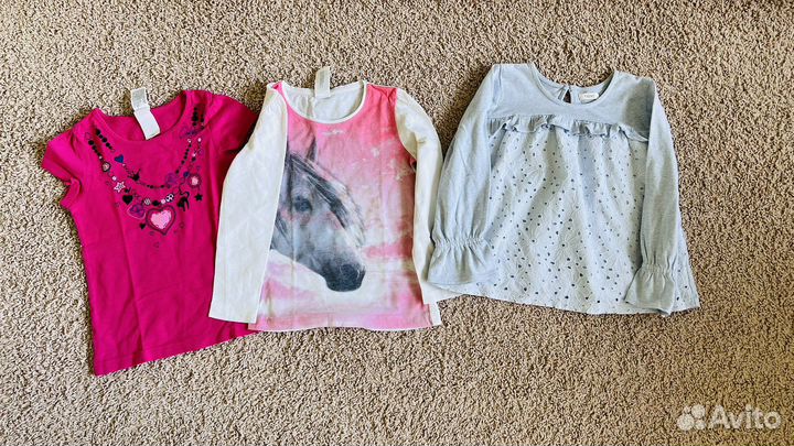 Пакет фирменных вещей на девочку 98-104