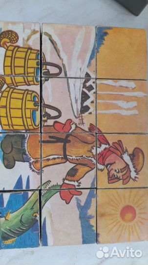 Кубики детские СССР