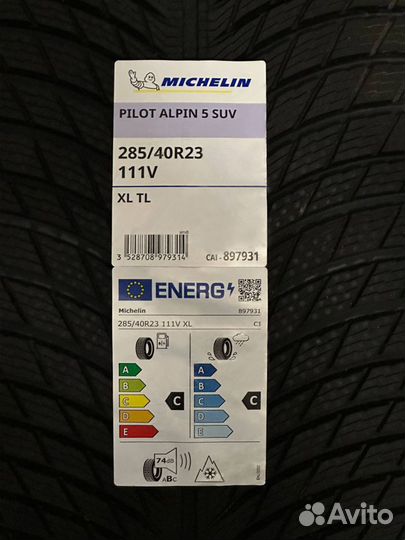 Michelin Pilot Alpin 5 SUV 285/40 R23 111V