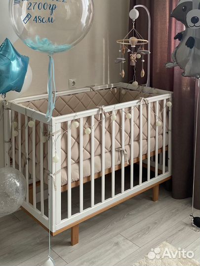 Бортики на кроватку