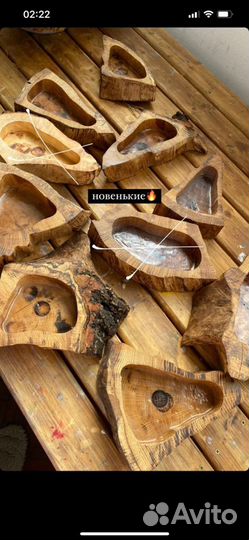 Подсвечник из дерева