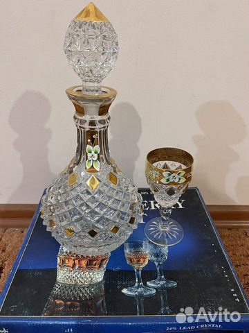 Графин с бокалами Jahami Bohemia