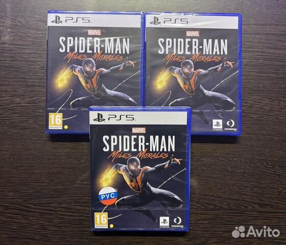 Spider Man Miles Morales Ps5 диск новый