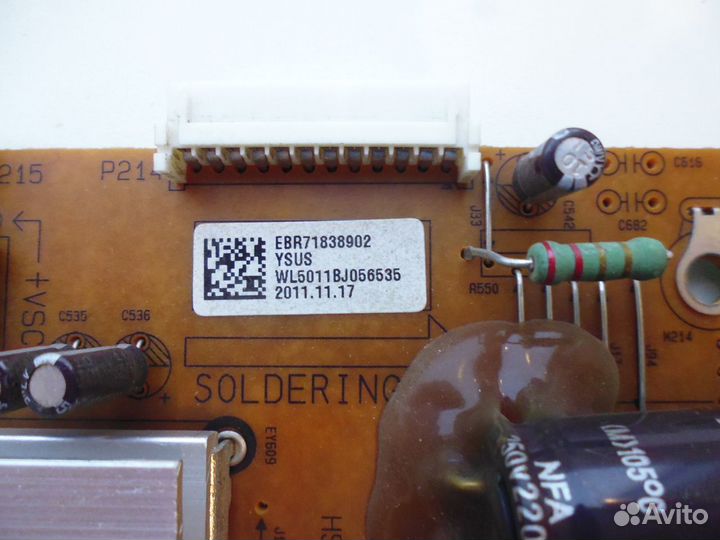 Плата Y EAX62846402 от LG 50PT350