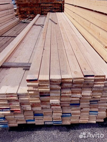 Доска обрезная 50х200х6000мм от производителя