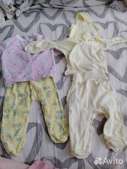 Детские вещи пакетом на девочку 56 62