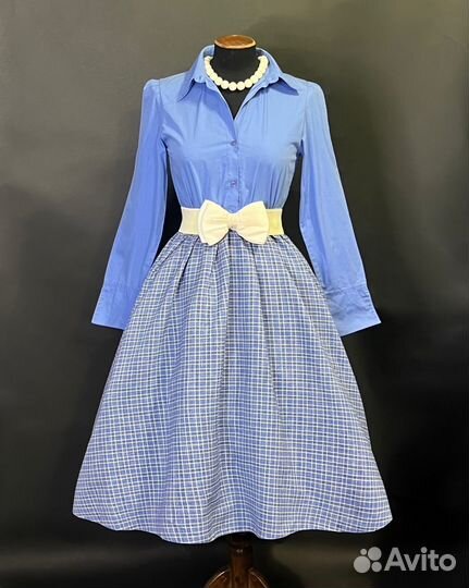 Ретро пинап платье с пышной юбкой