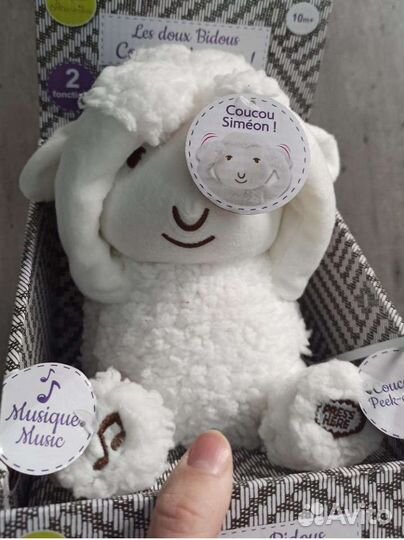 Мягкая интерактивная игрушка барашек simion новая