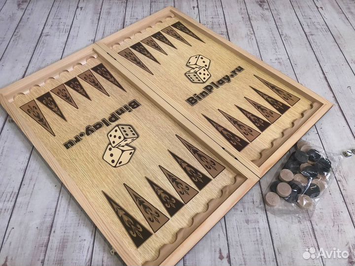 Нарды 2 в 1 (шашки)