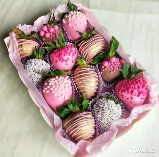 Клубника в шоколаде, бокс 