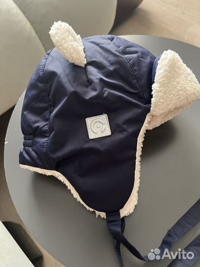 Шапка ушанка зимняя детская 48